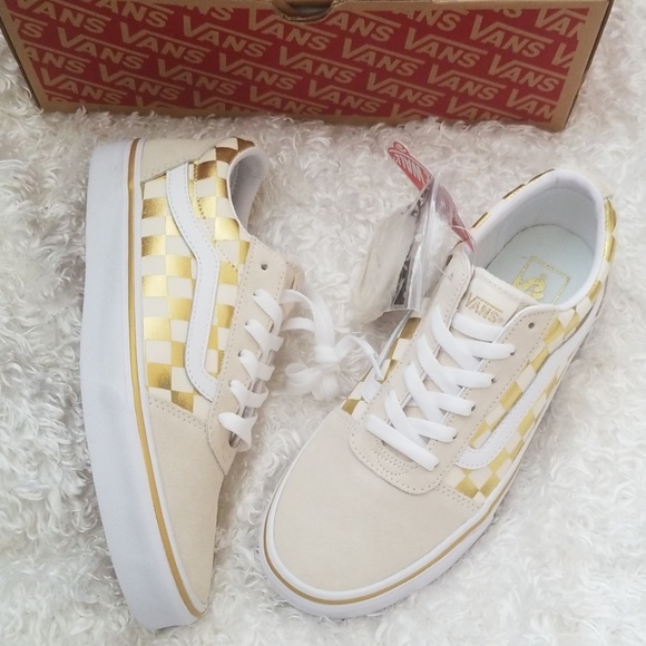 NWT Last One! Vans Leather Suede Checkered Board - Picture 2 of 6